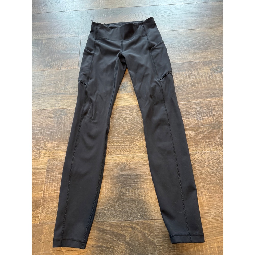Lululemon Align High Rise Pocket Leggings Black Size 4